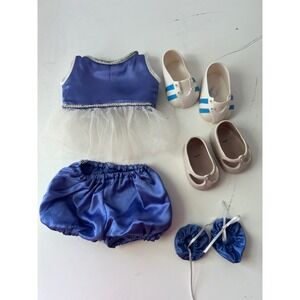 Cabbage patch kids two pairs of shoes and outfit lot